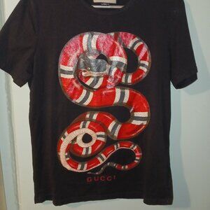 Authentic GUCCI Kingsnake T Shirt Womans XXL